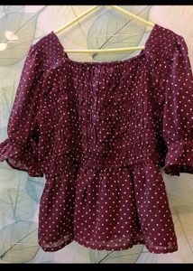 Polka Dot Blouse