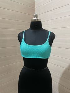 H&M Blue Bikini Top