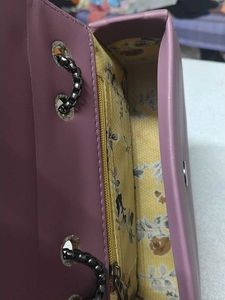 Chic Mauve Chain Pouch