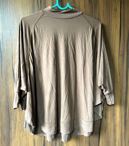 Casual Brown Tunic Top