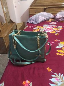 Green Yoyo King Handbag