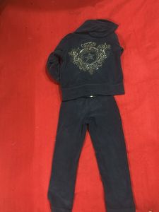 Cute Blue Kids Tracksuit Set