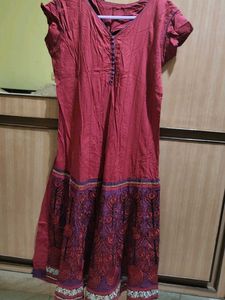Elegant Ethnic Kurta With Dupatta