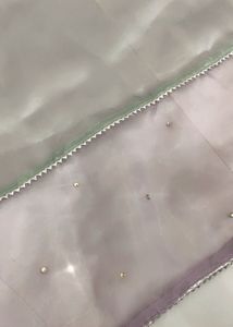 Elegant pakistani set with organza duppatta