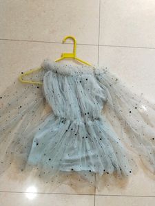 New Off Shoulder Net Top For Girls