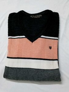 Kyro Striped V-Neck Sweater