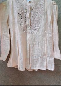 Women Nude Tunic Top Style  Short Kurti