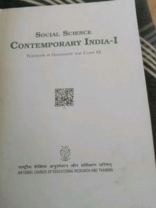 Class 9 Geography Textbook.