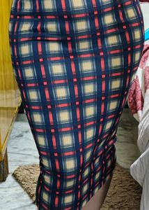 [PRICE DROPPED!] Multicolored Checkered Skirt