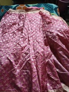 Pink Stiched Sarree