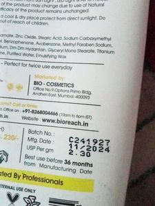 Bio reach Sunscreen