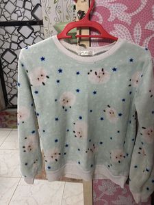 Sky Blue Colour Sweatshrt
