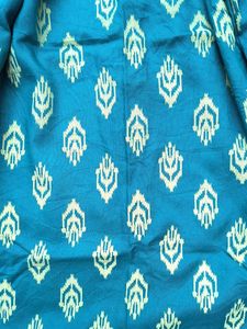 Teal Print Tie Strap Kurti 🫧