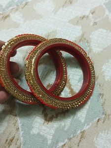 Red Bangadi For Mix And Match