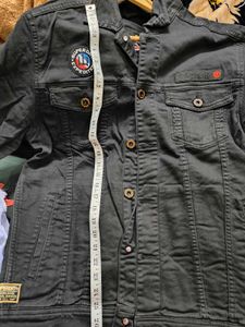 Black Denim Jacket for men