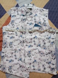 Floral Print Waistcoat