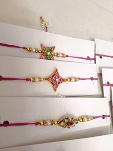 Elegant Rakhi Set - Handmade &amp; Traditional