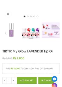 88% Off 💥 Korean Viral Tirtir Levender Lip Oil🪻