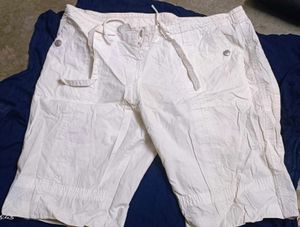 White Capri Pants