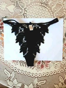 Brand New Unused Thong Panty Black
