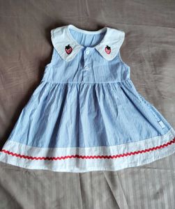 Cute Striped Strawberry Dress