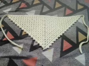 Woolen Handmade Crochet. Scarf