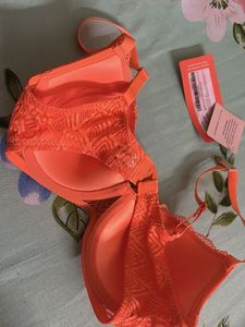 Rosaline Orange Bra underwired padded
