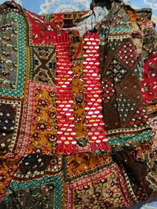 Patchwork Print Dress