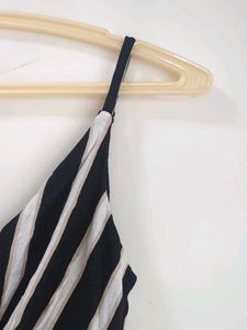 Striped Casual Mini Dress