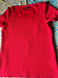Beautiful Red Top From CODE - Western Wear