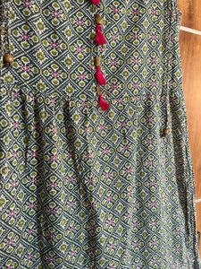 Flared Printed Cotton Kurti