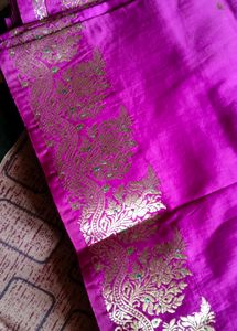 Rose Color Saree