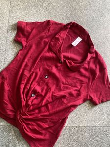 Red Crop Top For Women