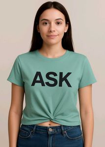 Sea Green ASK Graphic Tee