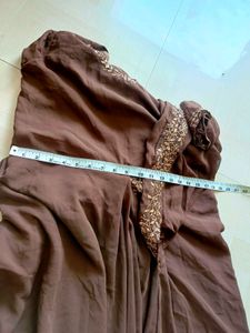 Designer Gown Saree 🤎