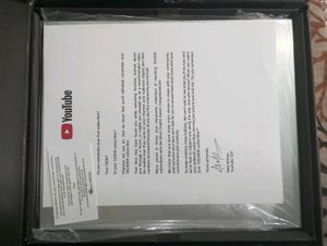 New Silver Play Button