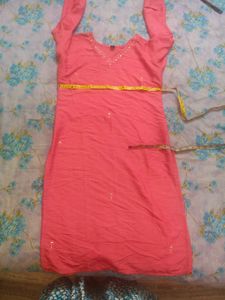 Peach Kurta