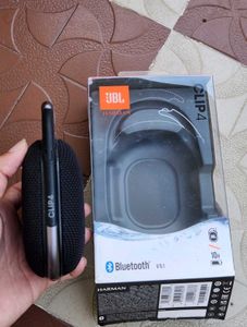JBL Clip 4 – Portable Bluetooth Speaker (Black)