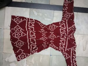 Maroon Top For Causal Clg Wear 🥰🥰
