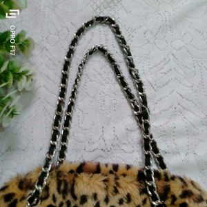 Animal Print Furr Bag
