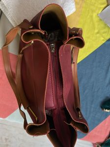 Burgundy Handbag