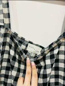 Cute Trendy Gingham Jumpsuit