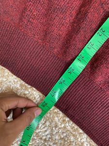 A Red Carter Balanche Sweater