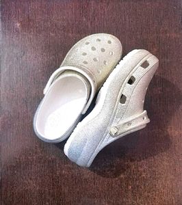 Gold Toned Crocs