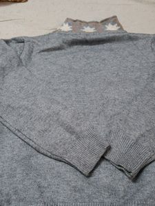 Grey Sweater Top