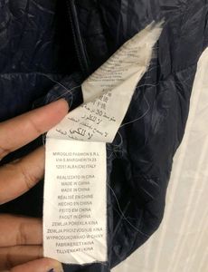 Oltre Blue Lightweight Puffer Jacket