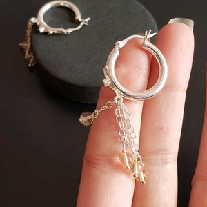92.5 SterlingSilver Hoop Dangle
