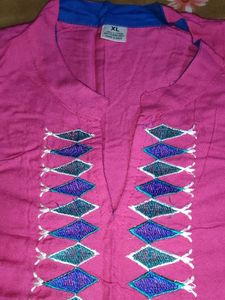Purple Colored Long Kurti For Women