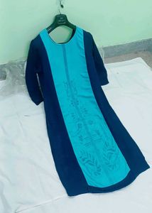 Stylish Blue &amp; Teal Kurta