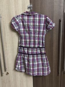 Plaid Mini Dress/top